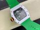 Super Clone Richard Mille Rm 59-01 Yohan Blake Tourbillon Watch White Ceramic&Green Rubber Strap (6)_th.jpg